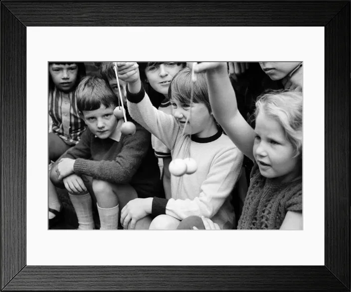 Framed Print : Clackers craze hits Teesside. 1971 Framed Print : Clackers craze hits Teesside. 1971