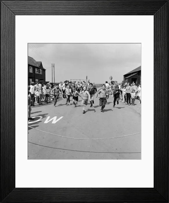 Framed Print : Skinningrove Carnival sports. 1971 Framed Print : Skinningrove Carnival sports. 1971