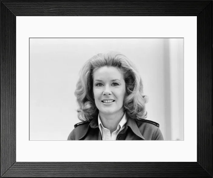 Framed Print : Sally Ann Howes, English actress and singer, London, Friday 8th June 1973 Framed Print : Sally Ann Howes, English actress and singer, London, Friday 8th June 1973
