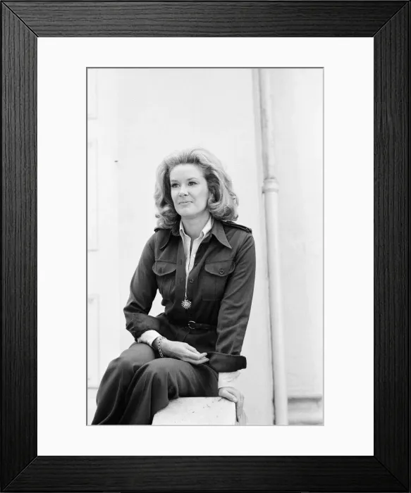 Framed Print : Sally Ann Howes, English actress and singer, London, Friday 8th June 1973
