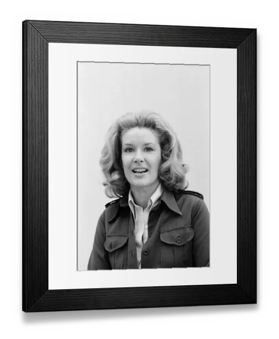 Framed Print : Sally Ann Howes, English actress and singer, London, Friday 8th June 1973