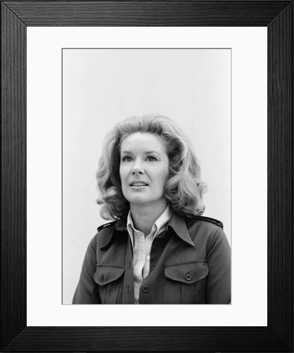 Framed Print : Sally Ann Howes, English actress and singer, London, Friday 8th June 1973 Framed Print : Sally Ann Howes, English actress and singer, London, Friday 8th June 1973