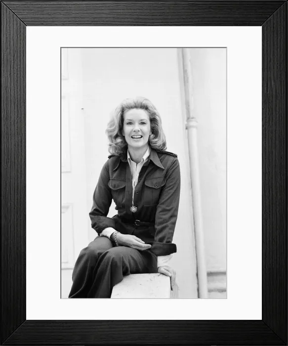 Framed Print : Sally Ann Howes, English actress and singer, London, Friday 8th June 1973