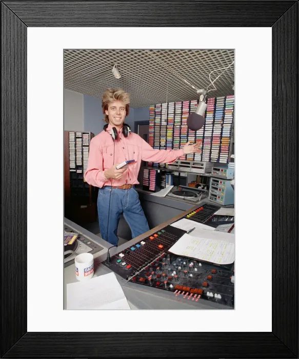 Framed Print : Pat Sharp (born Patrick Sharpin, 25 October 1961)s an English radio Framed Print : Pat Sharp (born Patrick Sharpin, 25 October 1961)s an English radio