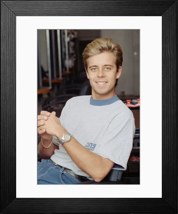 Framed Print : Pat Sharp (born Patrick Sharpin, 25 October 1961)s an English radio Framed Print : Pat Sharp (born Patrick Sharpin, 25 October 1961)s an English radio