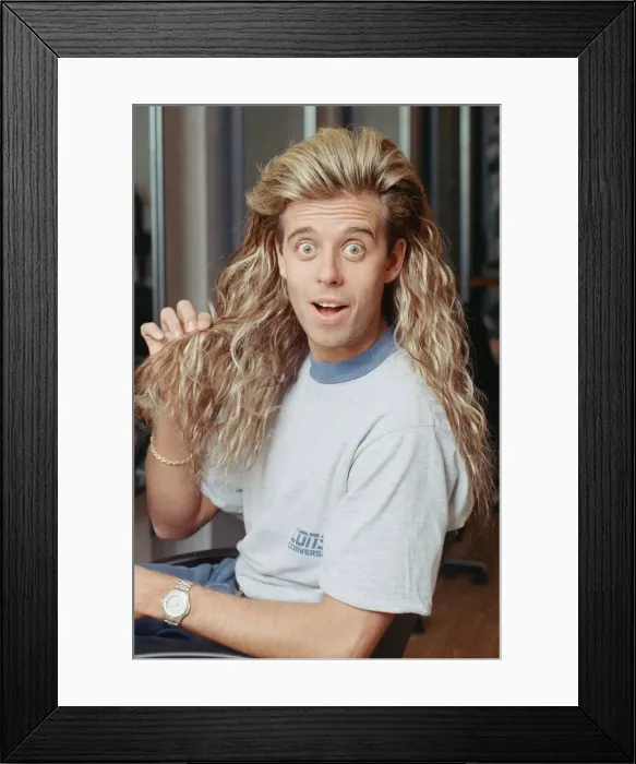 Framed Print : Pat Sharp (born Patrick Sharpin, 25 October 1961)s an English radio Framed Print : Pat Sharp (born Patrick Sharpin, 25 October 1961)s an English radio