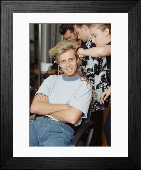 Framed Print : Pat Sharp (born Patrick Sharpin, 25 October 1961)s an English radio Framed Print : Pat Sharp (born Patrick Sharpin, 25 October 1961)s an English radio