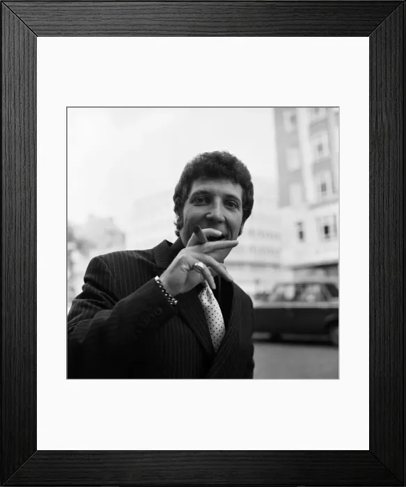 Framed Print : Tom Jones has been guaranteed a million dollars (£350 Framed Print : Tom Jones has been guaranteed a million dollars (£350