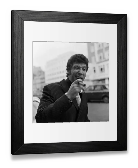 Framed Print : Tom Jones has been guaranteed a million dollars (£350