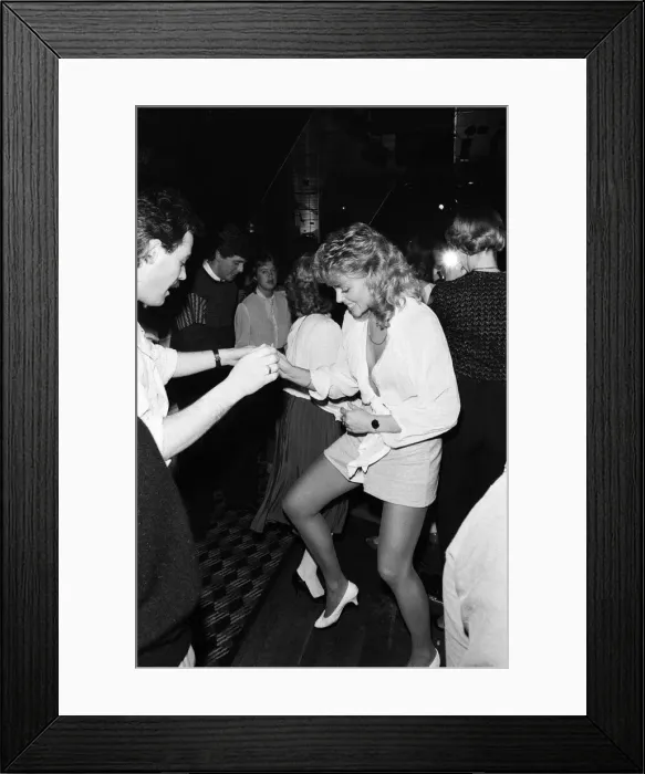 Framed Print : People having a fun at Scarletts'club. 1983 Framed Print : People having a fun at Scarletts'club. 1983