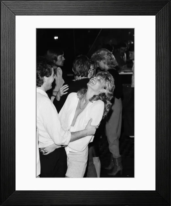 Framed Print : People having a fun at Scarletts'club. 1983 Framed Print : People having a fun at Scarletts'club. 1983