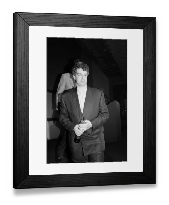 Framed Print : The Ivor Novello Awards. Pictured, Neil Tennant of of Pet Shop Boys