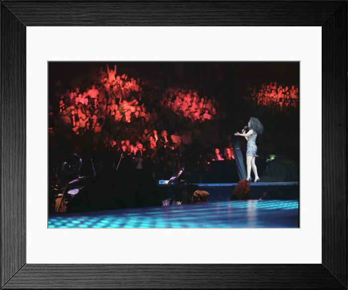 Framed Print : Diana Ross performs at The Metro Arena, Newcastle, Newcastle Upon Tyne - England Framed Print : Diana Ross performs at The Metro Arena, Newcastle, Newcastle Upon Tyne - England