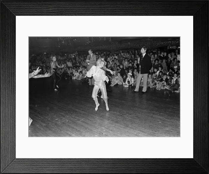 Framed Print : Pye Disco Kidd Championship at the Hammersmith Palais. 104 young heat winners chosen Framed Print : Pye Disco Kidd Championship at the Hammersmith Palais. 104 young heat winners chosen