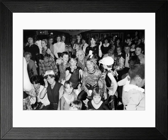 Framed Print : Pye Disco Kidd Championship at the Hammersmith Palais. 104 young heat winners chosen Framed Print : Pye Disco Kidd Championship at the Hammersmith Palais. 104 young heat winners chosen