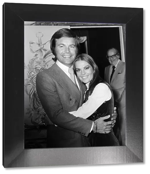 Film star Robert Wagner and his former wife Natalie Wood pictured at the Dorchester Hotel