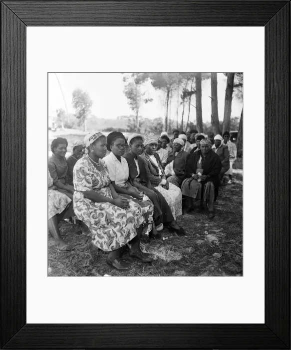 Framed Print : Black Communities in Cape Town, South Africa, 28th January 1955
