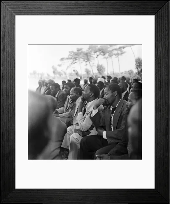 Framed Print : Black Communities in Cape Town, South Africa, 28th January 1955 Framed Print : Black Communities in Cape Town, South Africa, 28th January 1955