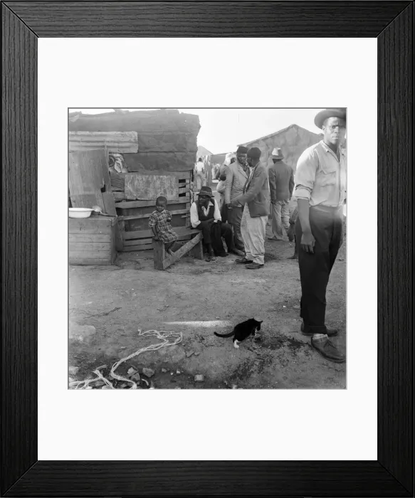 Framed Print : Black Communities in Cape Town, South Africa, 28th January 1955 Framed Print : Black Communities in Cape Town, South Africa, 28th January 1955