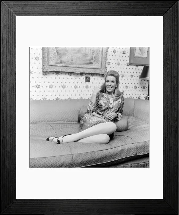 Framed Print : Sally Ann Howes, English actress and singer, has returned to London for the first time in Framed Print : Sally Ann Howes, English actress and singer, has returned to London for the first time in