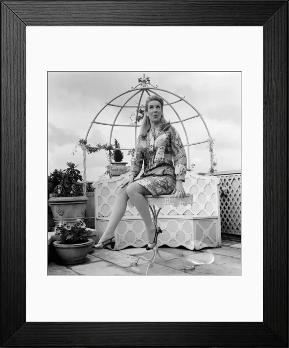 Framed Print : Sally Ann Howes, English actress and singer, has returned to London for the first time in Framed Print : Sally Ann Howes, English actress and singer, has returned to London for the first time in