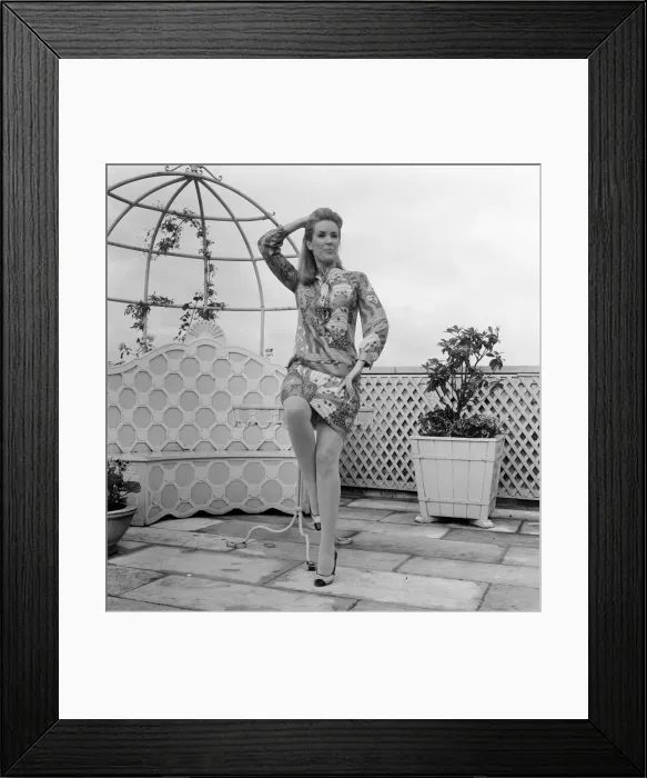 Framed Print : Sally Ann Howes, English actress and singer, has returned to London for the first time in Framed Print : Sally Ann Howes, English actress and singer, has returned to London for the first time in