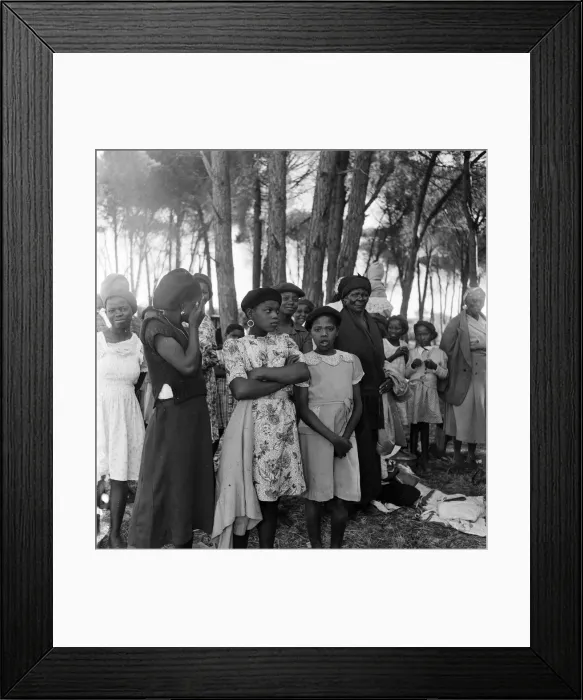 Framed Print : Black Communities in Cape Town, South Africa, 28th January 1955 Framed Print : Black Communities in Cape Town, South Africa, 28th January 1955