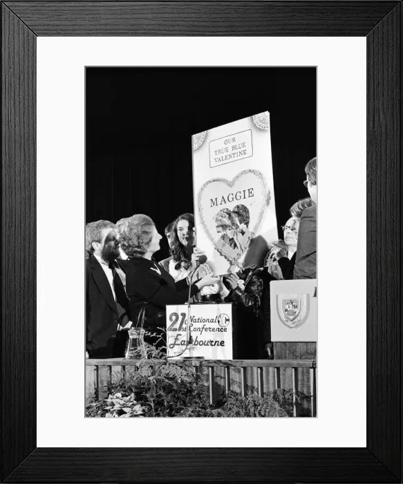 Framed Print : Young Conservative Conference at Congress Theatre, Eastbourne