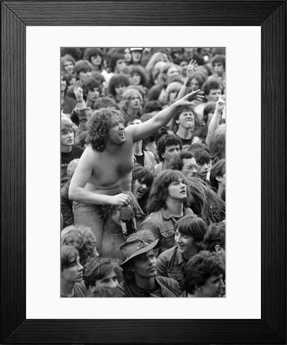 Framed Print : Castle Donington, Monsters of Rock festival. 20th August 1983 Framed Print : Castle Donington, Monsters of Rock festival. 20th August 1983