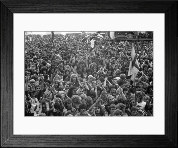 Framed Print : Castle Donington, Monsters of Rock festival. 20th August 1983 Framed Print : Castle Donington, Monsters of Rock festival. 20th August 1983