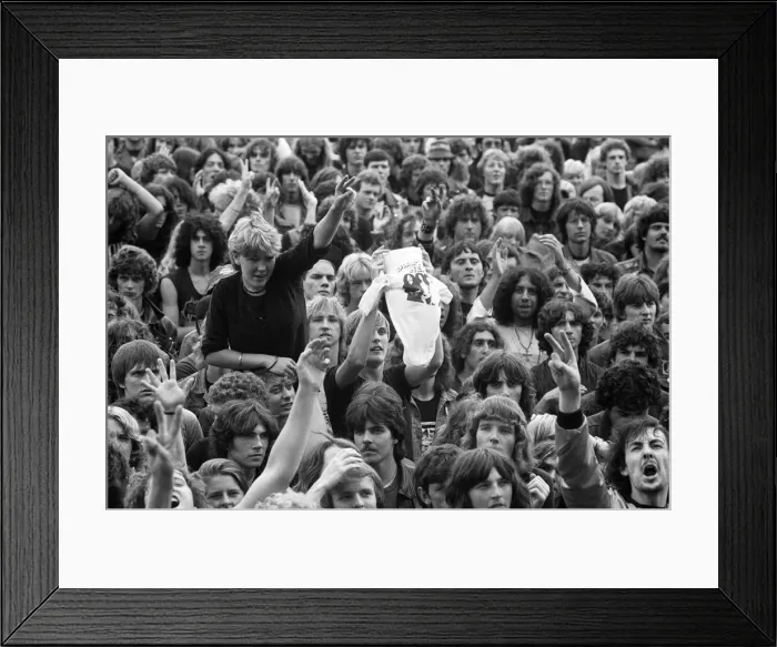 Framed Print : Castle Donington, Monsters of Rock festival. 20th August 1983 Framed Print : Castle Donington, Monsters of Rock festival. 20th August 1983