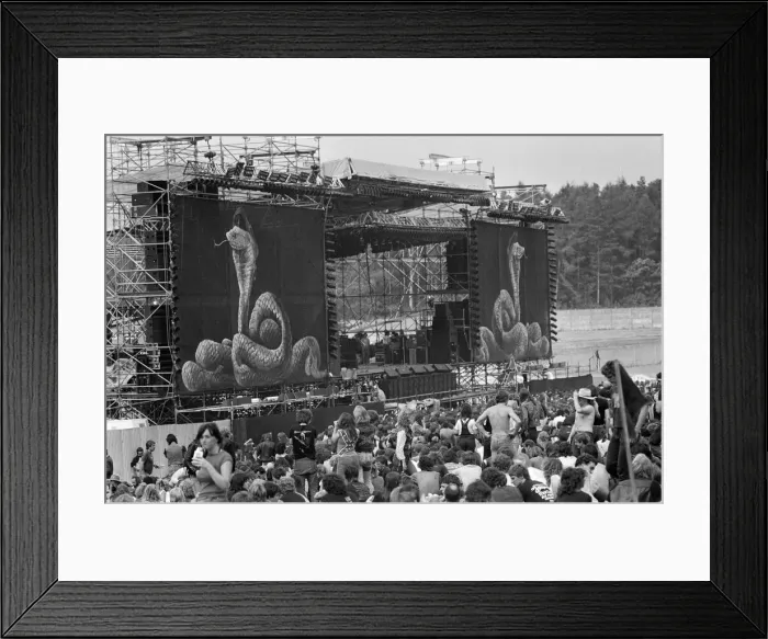 Framed Print : Castle Donington, Monsters of Rock festival. 20th August 1983 Framed Print : Castle Donington, Monsters of Rock festival. 20th August 1983