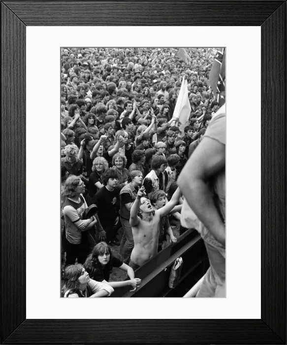 Framed Print : Castle Donington, Monsters of Rock festival. 20th August 1983 Framed Print : Castle Donington, Monsters of Rock festival. 20th August 1983