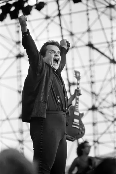 Meatloaf performing at Monsters of Rock festival at Castle Donington. 20th August 1983