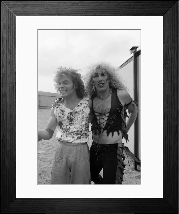 Framed Print : Monsters of Rock festival at Castle Donington. Pictured on the right Framed Print : Monsters of Rock festival at Castle Donington. Pictured on the right