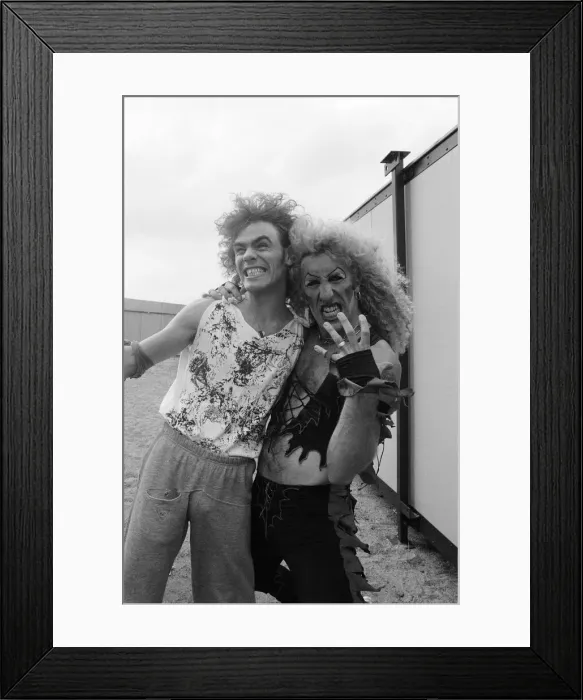 Framed Print : Monsters of Rock festival at Castle Donington. Pictured on the right Framed Print : Monsters of Rock festival at Castle Donington. Pictured on the right