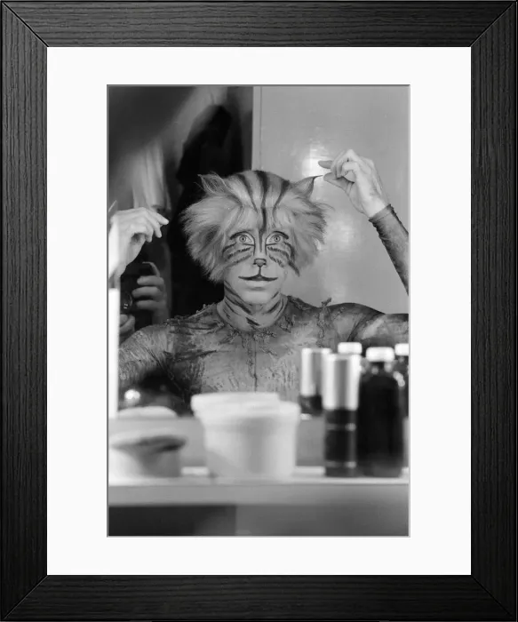 Framed Print : Kenn Wells, dancer who plays the character Skimbleshanks in West End show Cats