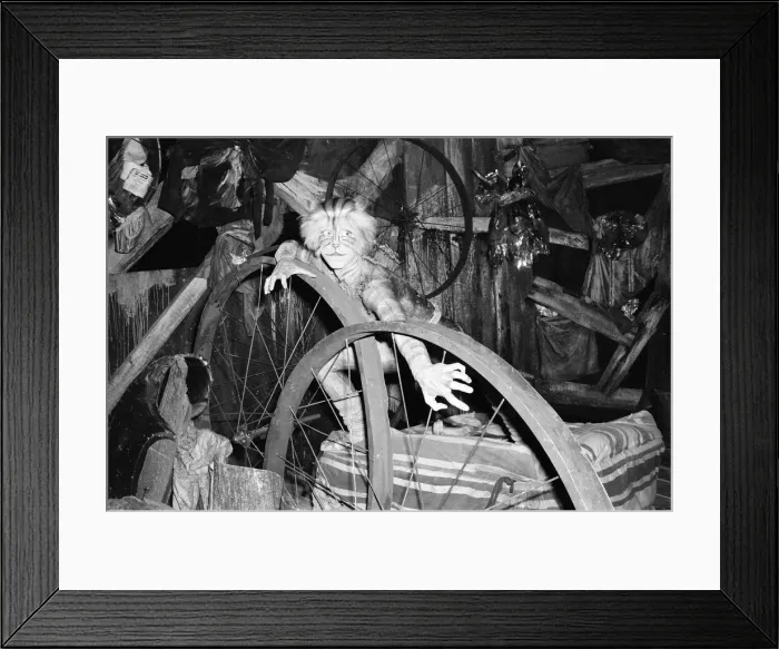Framed Print : Kenn Wells, dancer who plays the character Skimbleshanks in West End show Cats