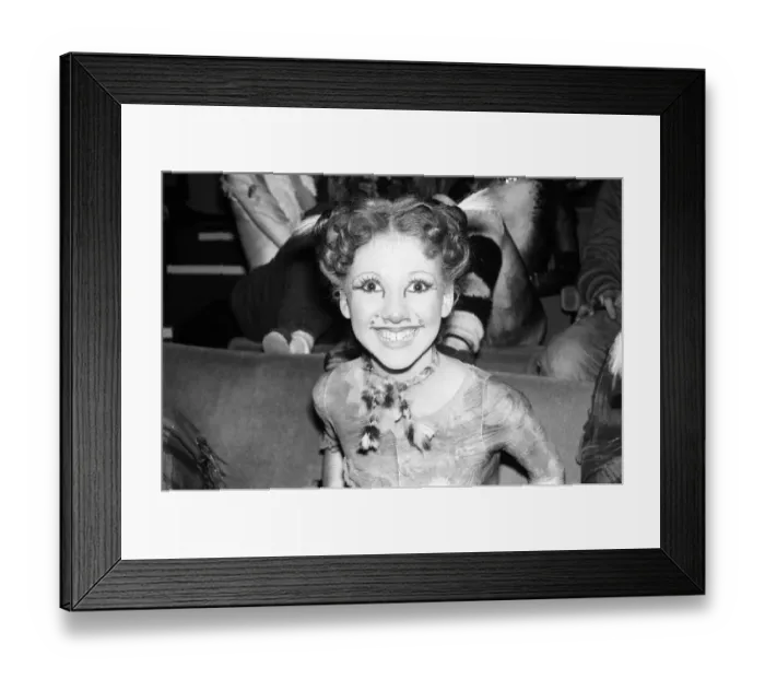 Framed Print : Cast members of Cats, musical based on T. S. Eliot 1939 poetry book Old Possum