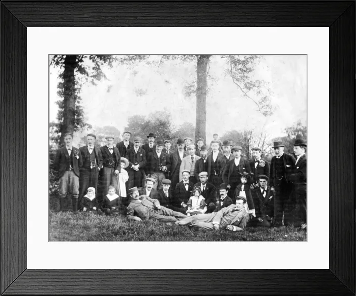Framed Print : Picture shows the officers and senior scholars of the Hulme Hall Lane Wesleyan Methodist Framed Print : Picture shows the officers and senior scholars of the Hulme Hall Lane Wesleyan Methodist