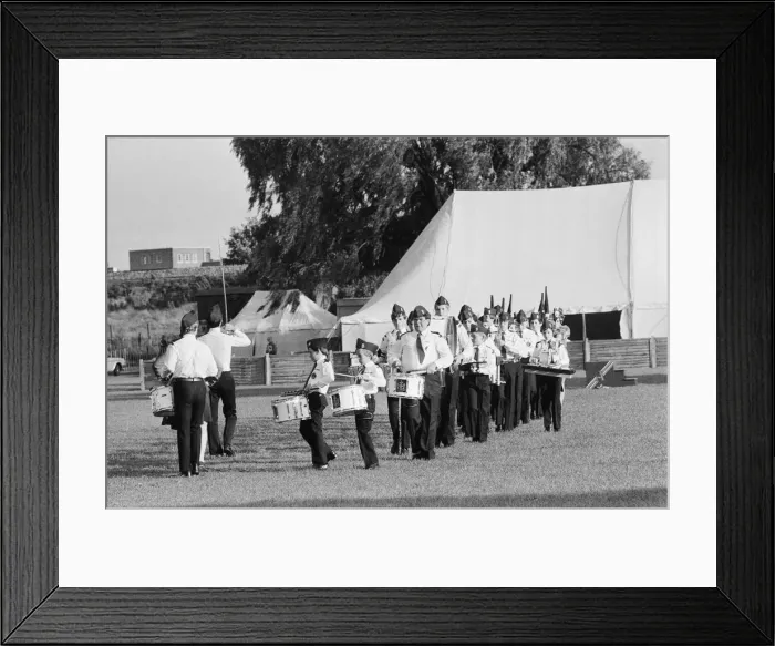 Framed Print : Reading show in Reading, Berkshire. (Picture) Brass band playing at the event Framed Print : Reading show in Reading, Berkshire. (Picture) Brass band playing at the event