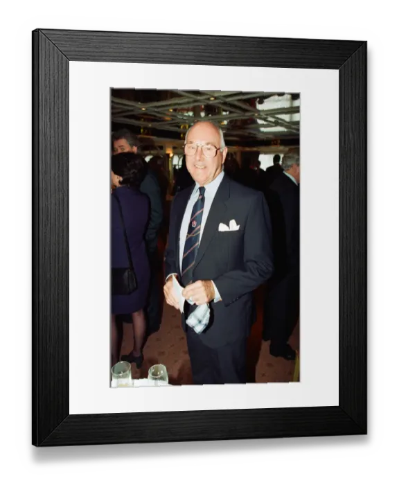 Framed Print : Motoracing commentator Murray Walker at the Variety Club Awards, London Hilton Framed Print : Motoracing commentator Murray Walker at the Variety Club Awards, London Hilton