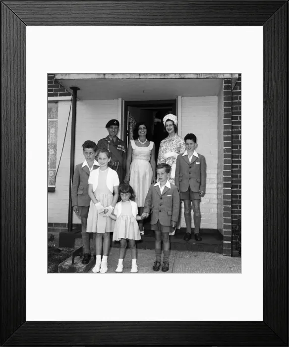 Framed Print : Princess Alexandra of Kent, who became Honorary Colonel of the 1st Battalion The Durham