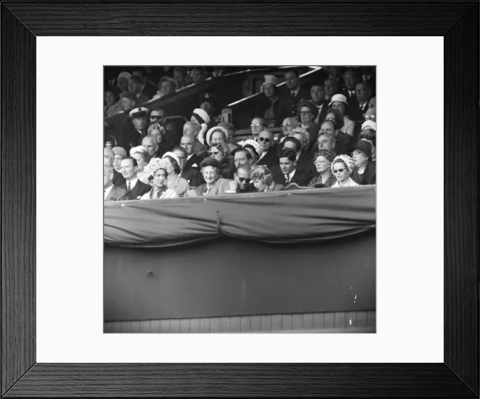 Framed Print : 1960 Wimbledon Championships - Mens singles final. Watching from the Royal Box Framed Print : 1960 Wimbledon Championships - Mens singles final. Watching from the Royal Box