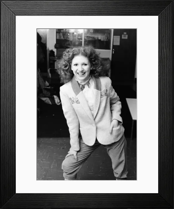 Framed Print : Bonnie Langford, star of hit musical Cats, she plays the character Rumpleteazer in Framed Print : Bonnie Langford, star of hit musical Cats, she plays the character Rumpleteazer in