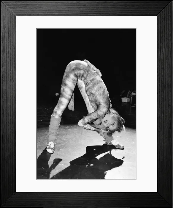 Framed Print : Bonnie Langford, star of hit musical Cats, she plays the character Rumpleteazer in