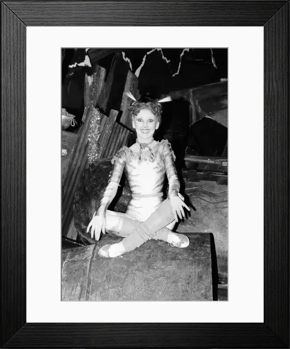 Framed Print : Bonnie Langford, star of hit musical Cats, she plays the character Rumpleteazer in Framed Print : Bonnie Langford, star of hit musical Cats, she plays the character Rumpleteazer in