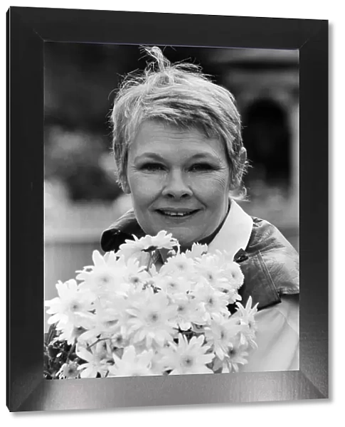 Actress, Judi Dench. 10th April 1987