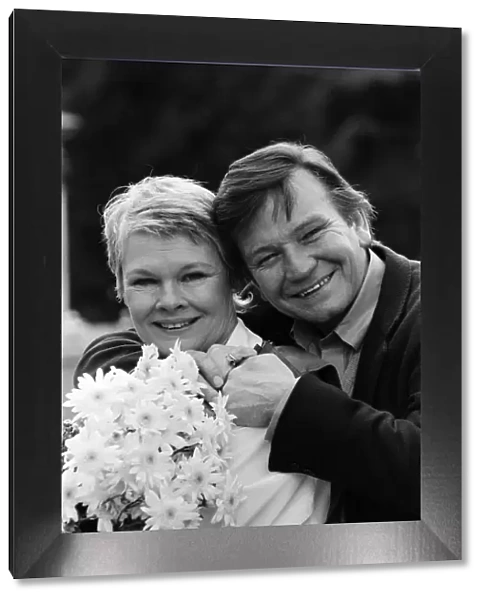 Actress, Judi Dench and her husband, the actor, Michael Williams. 10th April 1987