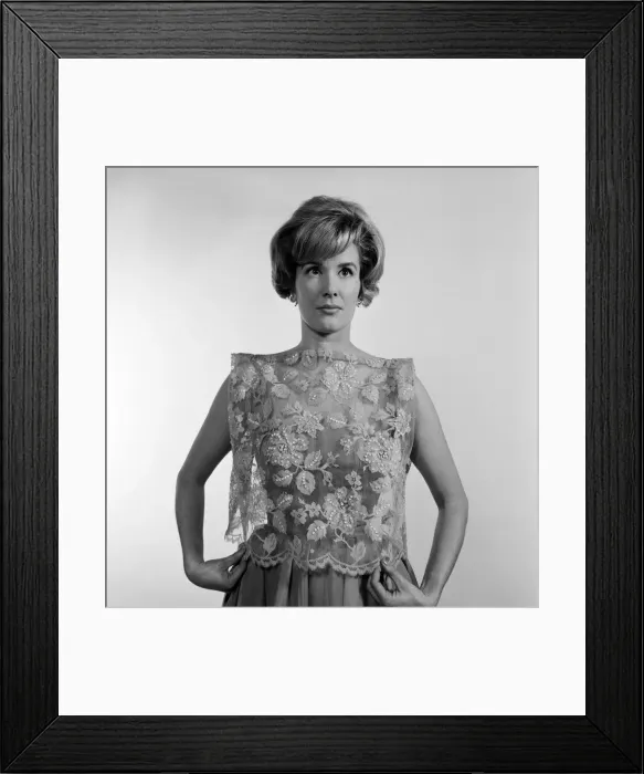 Framed Print : Sally Ann Howes, English actress and singer, who will be making a guest appearance Framed Print : Sally Ann Howes, English actress and singer, who will be making a guest appearance